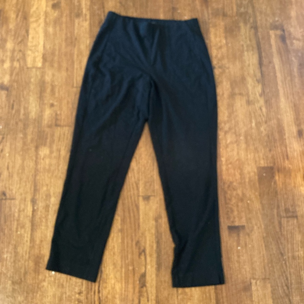 MUST GO J. Jill wearever collection forward seam slim ankle pant in black